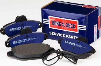 Borg & Beck BBP1852 - Bremžu uzliku kompl., Disku bremzes autodraugiem.lv