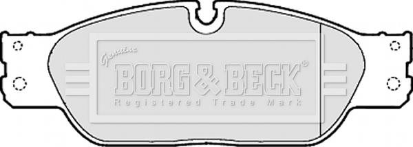 Borg & Beck BBP1869 - Bremžu uzliku kompl., Disku bremzes autodraugiem.lv