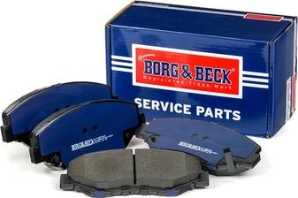 Borg & Beck BBP1860 - Bremžu uzliku kompl., Disku bremzes autodraugiem.lv