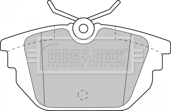 Borg & Beck BBP1867 - Bremžu uzliku kompl., Disku bremzes autodraugiem.lv