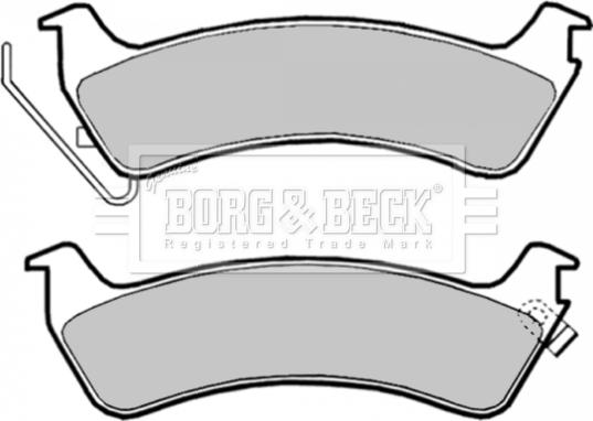 Borg & Beck BBP1809 - Bremžu uzliku kompl., Disku bremzes autodraugiem.lv