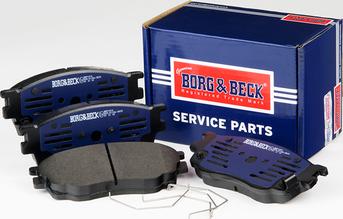 Borg & Beck BBP1814 - Bremžu uzliku kompl., Disku bremzes autodraugiem.lv