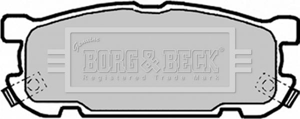 Borg & Beck BBP1818 - Bremžu uzliku kompl., Disku bremzes autodraugiem.lv