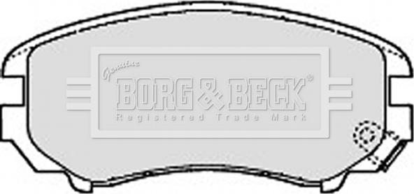 Borg & Beck BBP1884 - Bremžu uzliku kompl., Disku bremzes autodraugiem.lv