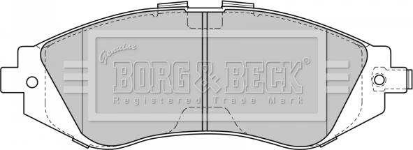 Borg & Beck BBP1881 - Bremžu uzliku kompl., Disku bremzes autodraugiem.lv