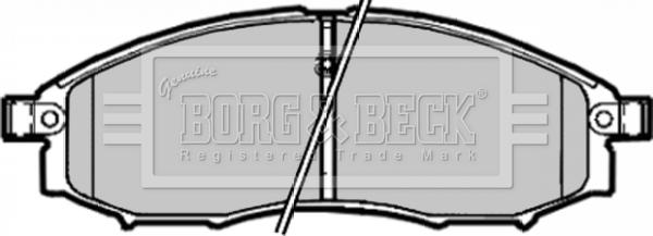 Borg & Beck BBP1882 - Bremžu uzliku kompl., Disku bremzes autodraugiem.lv