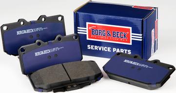 Borg & Beck BBP1832 - Bremžu uzliku kompl., Disku bremzes autodraugiem.lv