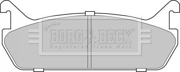 Borg & Beck BBP1828 - Bremžu uzliku kompl., Disku bremzes autodraugiem.lv