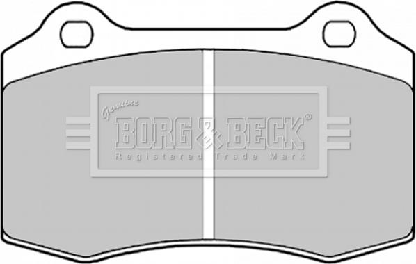 Borg & Beck BBP1823 - Bremžu uzliku kompl., Disku bremzes autodraugiem.lv
