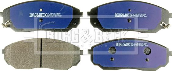Borg & Beck BBP1874 - Bremžu uzliku kompl., Disku bremzes autodraugiem.lv