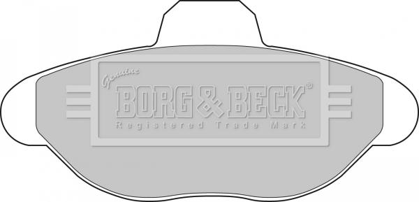 Borg & Beck BBP1391 - Bremžu uzliku kompl., Disku bremzes autodraugiem.lv