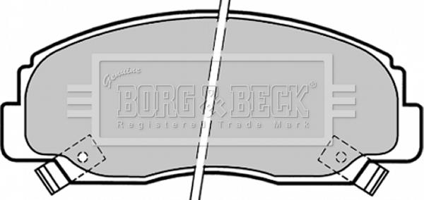 Borg & Beck BBP1341 - Bremžu uzliku kompl., Disku bremzes autodraugiem.lv