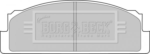 Borg & Beck BBP1305 - Bremžu uzliku kompl., Disku bremzes autodraugiem.lv