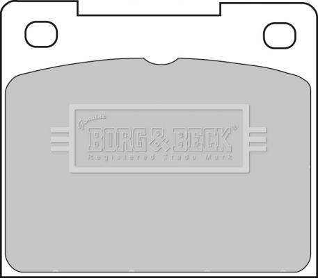 Borg & Beck BBP1307 - Bremžu uzliku kompl., Disku bremzes autodraugiem.lv