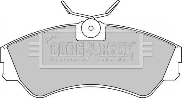 Borg & Beck BBP1316 - Bremžu uzliku kompl., Disku bremzes autodraugiem.lv