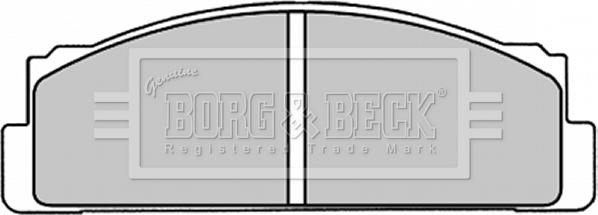 Borg & Beck BBP1310 - Bremžu uzliku kompl., Disku bremzes autodraugiem.lv