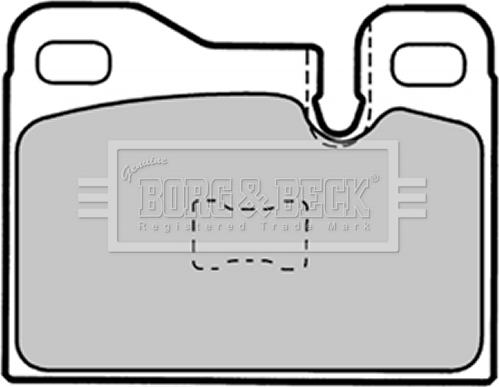 Borg & Beck BBP1337 - Bremžu uzliku kompl., Disku bremzes autodraugiem.lv