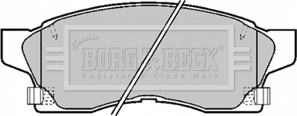 Borg & Beck BBP1373 - Bremžu uzliku kompl., Disku bremzes autodraugiem.lv