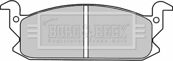 Borg & Beck BBP1293 - Bremžu uzliku kompl., Disku bremzes autodraugiem.lv