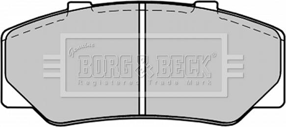 Borg & Beck BBP1246 - Bremžu uzliku kompl., Disku bremzes autodraugiem.lv