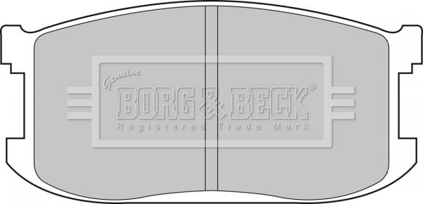 Borg & Beck BBP1265 - Bremžu uzliku kompl., Disku bremzes autodraugiem.lv