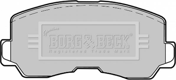 Borg & Beck BBP1213 - Bremžu uzliku kompl., Disku bremzes autodraugiem.lv