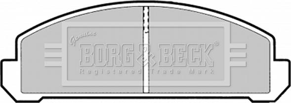 Borg & Beck BBP1289 - Bremžu uzliku kompl., Disku bremzes autodraugiem.lv