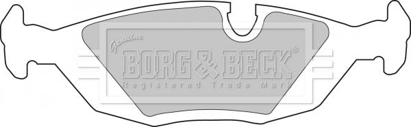 Borg & Beck BBP1284 - Bremžu uzliku kompl., Disku bremzes autodraugiem.lv