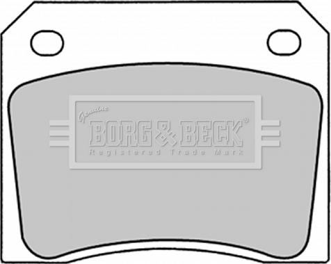 Borg & Beck BBP1281 - Bremžu uzliku kompl., Disku bremzes autodraugiem.lv