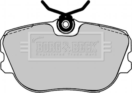 Borg & Beck BBP1238 - Bremžu uzliku kompl., Disku bremzes autodraugiem.lv