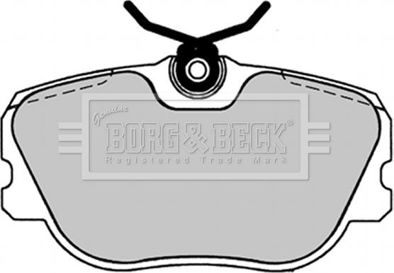 Borg & Beck BBP1229 - Bremžu uzliku kompl., Disku bremzes autodraugiem.lv