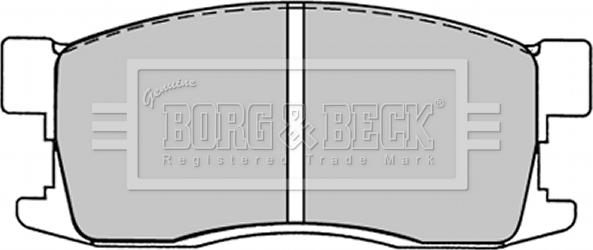 Borg & Beck BBP1225 - Bremžu uzliku kompl., Disku bremzes autodraugiem.lv