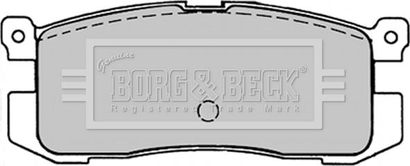 Borg & Beck BBP1220 - Bremžu uzliku kompl., Disku bremzes autodraugiem.lv