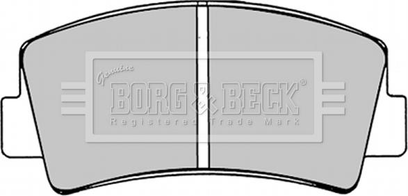 Borg & Beck BBP1221 - Bremžu uzliku kompl., Disku bremzes autodraugiem.lv