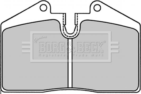 Borg & Beck BBP1227 - Bremžu uzliku kompl., Disku bremzes autodraugiem.lv