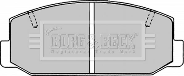 Borg & Beck BBP1276 - Bremžu uzliku kompl., Disku bremzes autodraugiem.lv