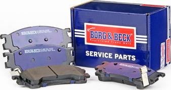 Borg & Beck BBP1750 - Bremžu uzliku kompl., Disku bremzes autodraugiem.lv