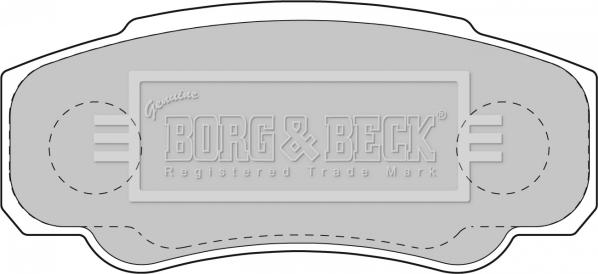 Borg & Beck BBP1763 - Bremžu uzliku kompl., Disku bremzes autodraugiem.lv