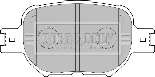 Borg & Beck BBP1767 - Bremžu uzliku kompl., Disku bremzes autodraugiem.lv