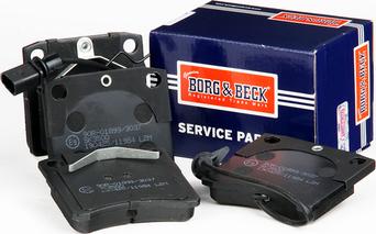 Borg & Beck BBP1702 - Bremžu uzliku kompl., Disku bremzes autodraugiem.lv