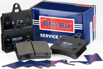 Borg & Beck BBP1710 - Bremžu uzliku kompl., Disku bremzes autodraugiem.lv