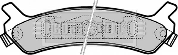 Borg & Beck BBP1788 - Bremžu uzliku kompl., Disku bremzes autodraugiem.lv