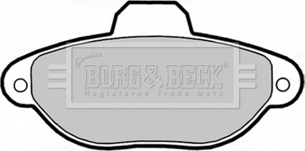 Borg & Beck BBP1738 - Bremžu uzliku kompl., Disku bremzes autodraugiem.lv