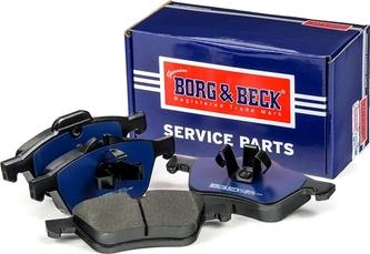 Borg & Beck BBP1726 - Bremžu uzliku kompl., Disku bremzes autodraugiem.lv