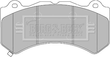 Borg & Beck BBP2436 - Bremžu uzliku kompl., Disku bremzes autodraugiem.lv