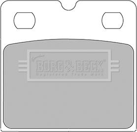 Borg & Beck BBP2430 - Bremžu uzliku kompl., Disku stāvbremze autodraugiem.lv