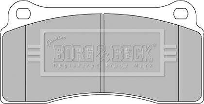 Borg & Beck BBP2437 - Bremžu uzliku kompl., Disku bremzes autodraugiem.lv