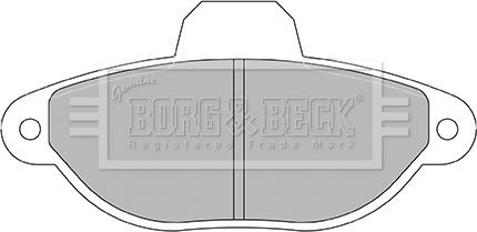 Borg & Beck BBP2428 - Bremžu uzliku kompl., Disku bremzes autodraugiem.lv
