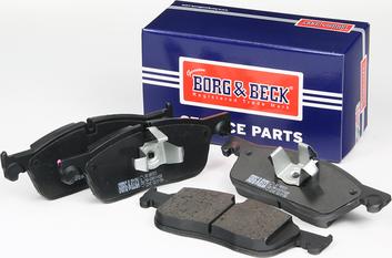 Borg & Beck BBP2572 - Bremžu uzliku kompl., Disku bremzes autodraugiem.lv