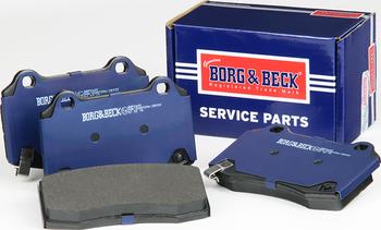 Borg & Beck BBP2649 - Bremžu uzliku kompl., Disku bremzes autodraugiem.lv